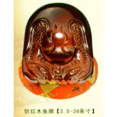 仿紅木魚(yú)雕