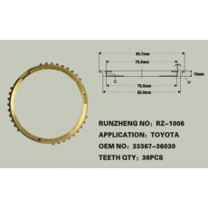 汽車(chē)同步器齒環(huán) OEM：33367-36030 豐田