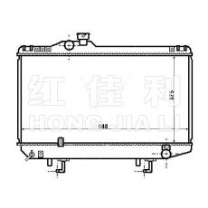16400-42120 汽車(chē)散熱器 豐田(進(jìn)口)